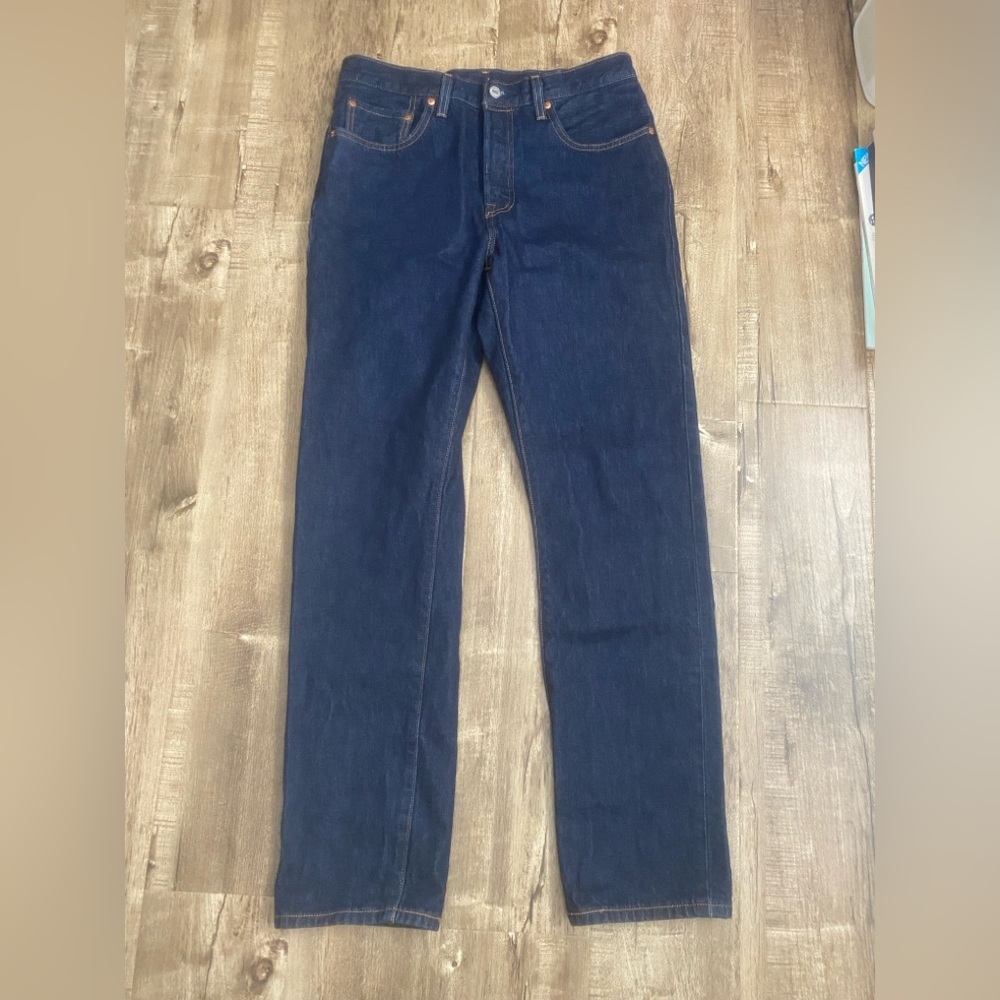 Levi’s Big E 501 90s Straight Fit Selvedge Denim Jeans